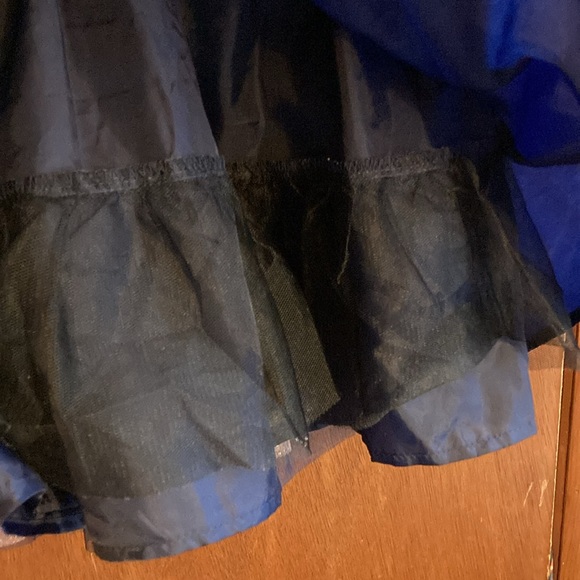 ZUNIE size 6 navy velvet (top part only) dress in excellent preowned condition - Picture 6 of 13